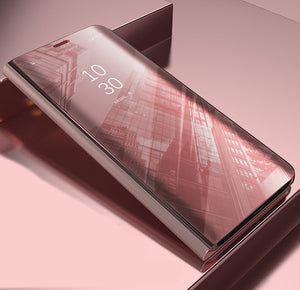 Smart Mirror Flip Phone Case For Huawei