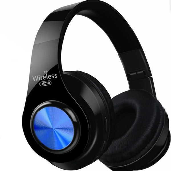 Wireless  Stereo Headphone Gaming Earphones Support TF Card With Mic