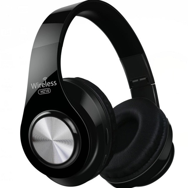 Wireless  Stereo Headphone Gaming Earphones Support TF Card With Mic