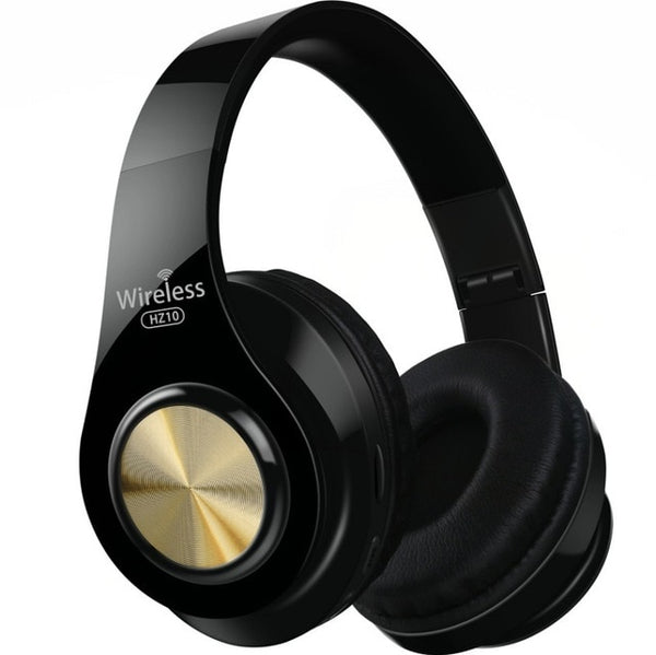 Wireless  Stereo Headphone Gaming Earphones Support TF Card With Mic