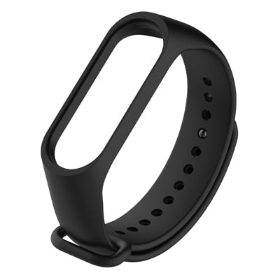 For Mi band 3 4 strap print silicone wrist strap