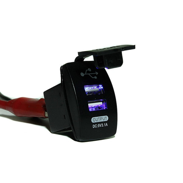 Car Motorcycle Charger Socket Adapter Power Cigarette Lighter Outlet