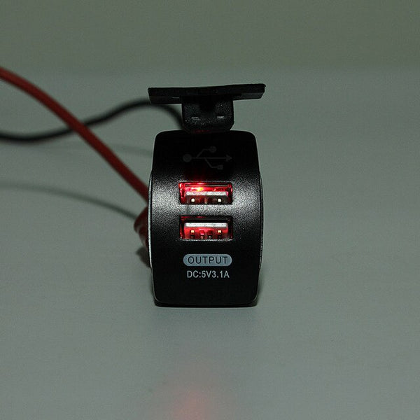 Car Motorcycle Charger Socket Adapter Power Cigarette Lighter Outlet