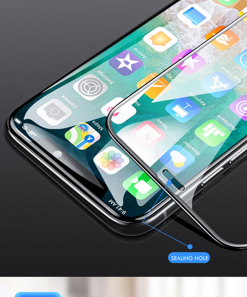100D Curved Full Cover Protective Glass On The For iPhone