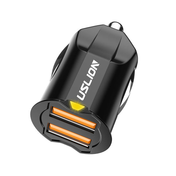 Mini 2 Port USB Car Charger Adapter For iPhone & Samsung