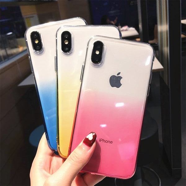 Corlorful Silicon Soft TPU Case For iPhone