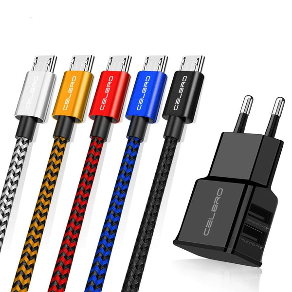 Micro USB Charging Cable Wire Android Charger Cord Mobile Phone Cable for Samsung