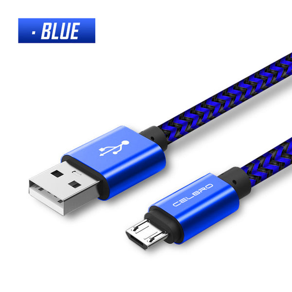 Micro USB Charging Cable Wire Android Charger Cord Mobile Phone Cable for Samsung