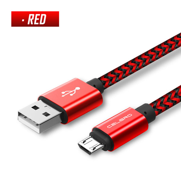 Micro USB Charging Cable Wire Android Charger Cord Mobile Phone Cable for Samsung