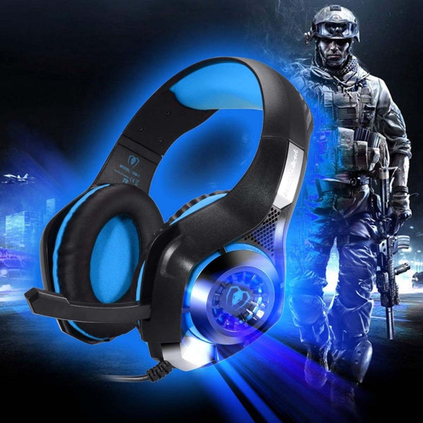 Stereo Gaming Headset Casque Deep Bass Stereo Game Headphone with Mic