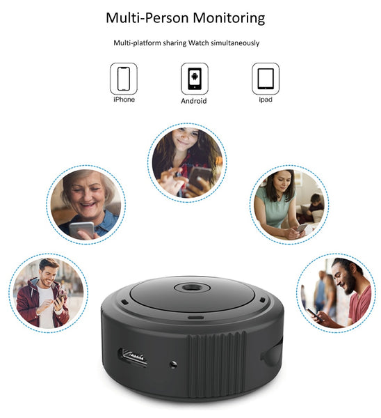 Mini WiFi Camera 1080P HD IR Night Vision Home Security IP Camera