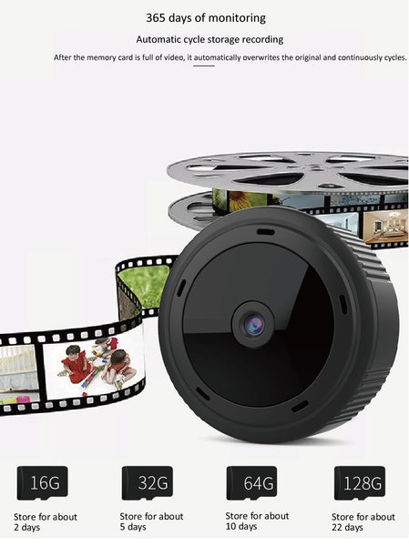 Mini WiFi Camera 1080P HD IR Night Vision Home Security IP Camera