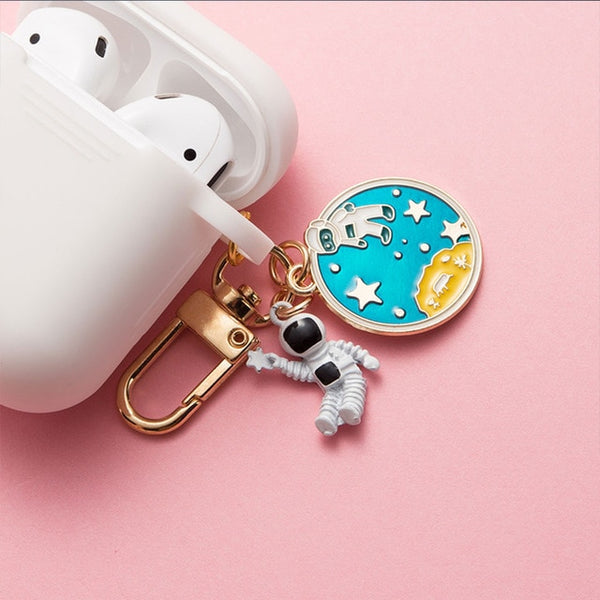 Cosmic Astronaut Spaceman Silicone Case for Apple
