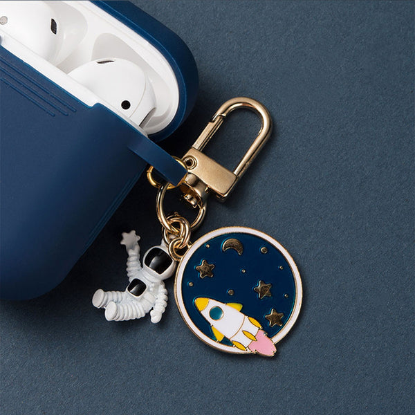 Cosmic Astronaut Spaceman Silicone Case for Apple