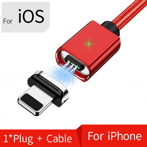 2M Magnetic Micro USB Cable For iPhone Samsung