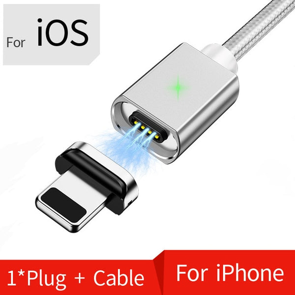 2M Magnetic Micro USB Cable For iPhone Samsung