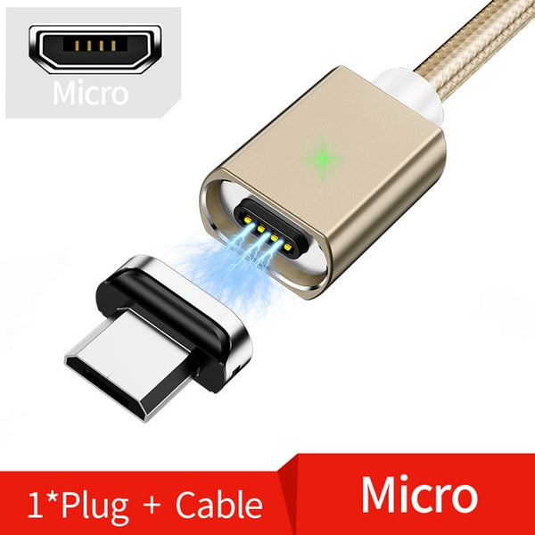 2M Magnetic Micro USB Cable For iPhone Samsung