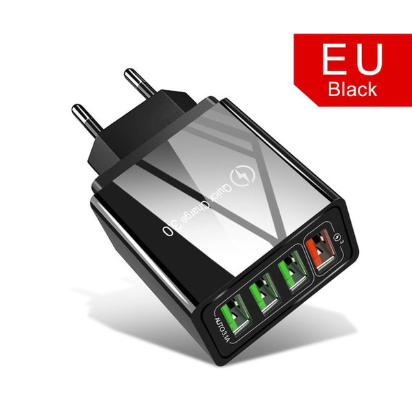 Quick Charge 3.0 USB Charger For iPhone & Huawei & For Samsung