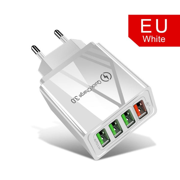 Quick Charge 3.0 USB Charger For iPhone & Huawei & For Samsung