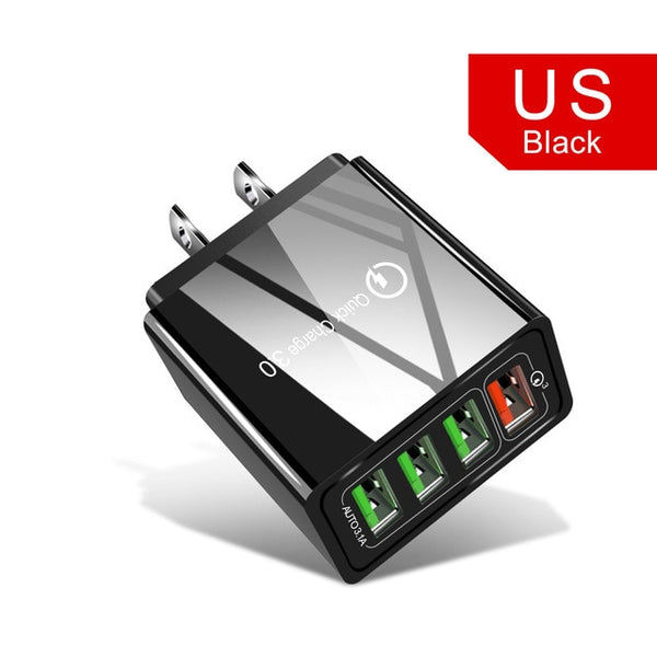 Quick Charge 3.0 USB Charger For iPhone & Huawei & For Samsung