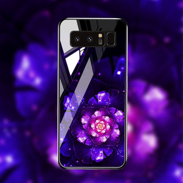 Tempered Glass Case For Samsung Cover Bumper