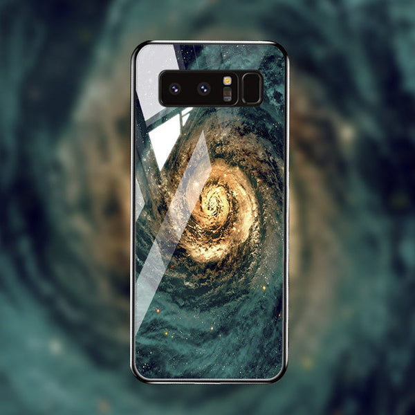 Tempered Glass Case For Samsung Cover Bumper