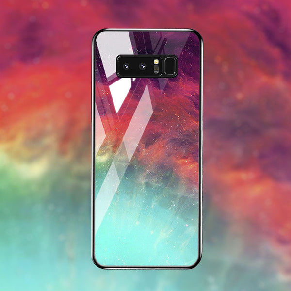 Tempered Glass Case For Samsung Cover Bumper