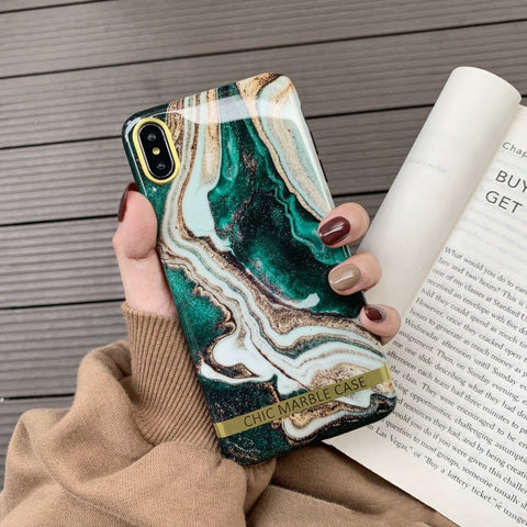 Glossy soft silicon case for iphone