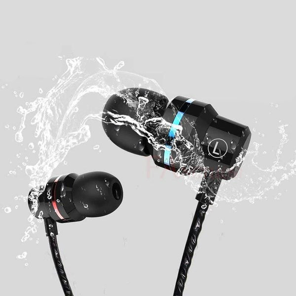 Professional Wired Earphone 3.5mm Metal In Ear Headset With Microphone