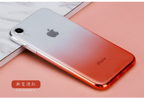 Corlorful Silicon Soft TPU Case For iPhone