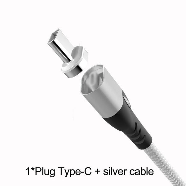 Magnetic Cable 3A fast charging for iPhone & Samsung