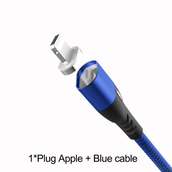 Magnetic Cable 3A fast charging for iPhone & Samsung