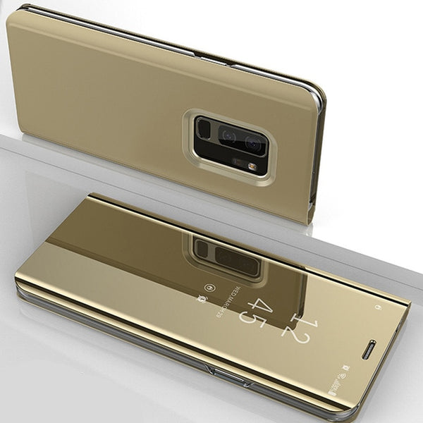 Mirror Smart View Case Cover Phone Bag For Samsung