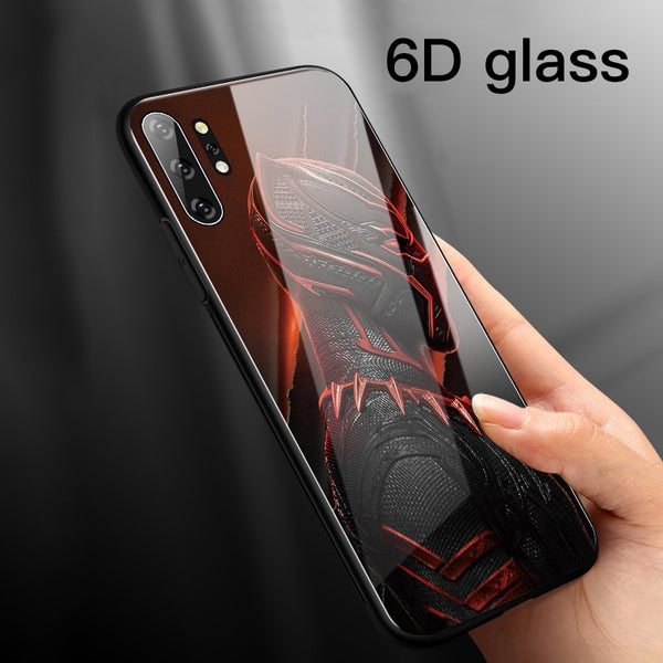 Marvel Captain America Glass Phone Case For Samsung