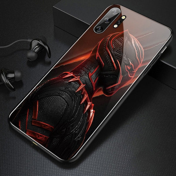 Marvel Captain America Glass Phone Case For Samsung