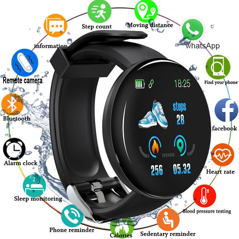 Sport Smartwatch Waterproof  For Women & Men For Android IOS