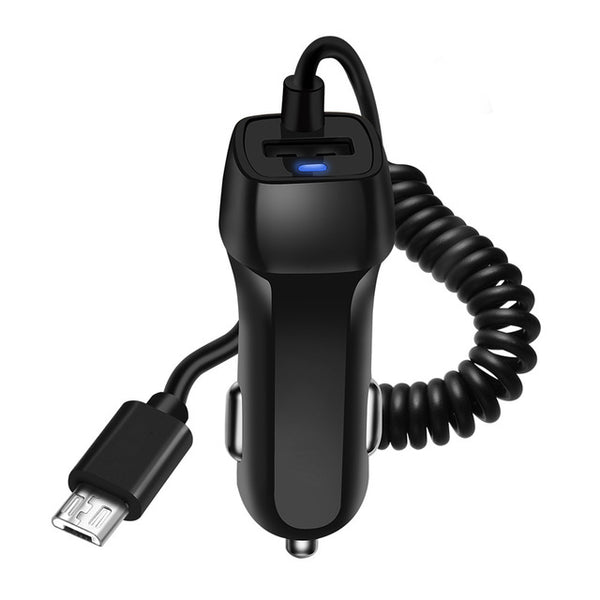 Car Charger With USB Cable Mobile Phone Charger