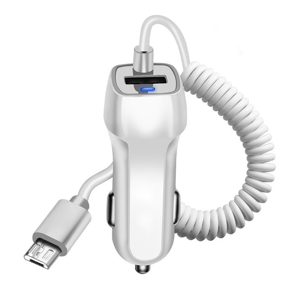 Car Charger With USB Cable Mobile Phone Charger