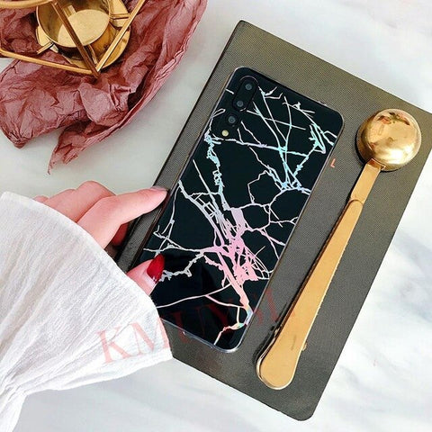 Laser Marble Case For Huawei