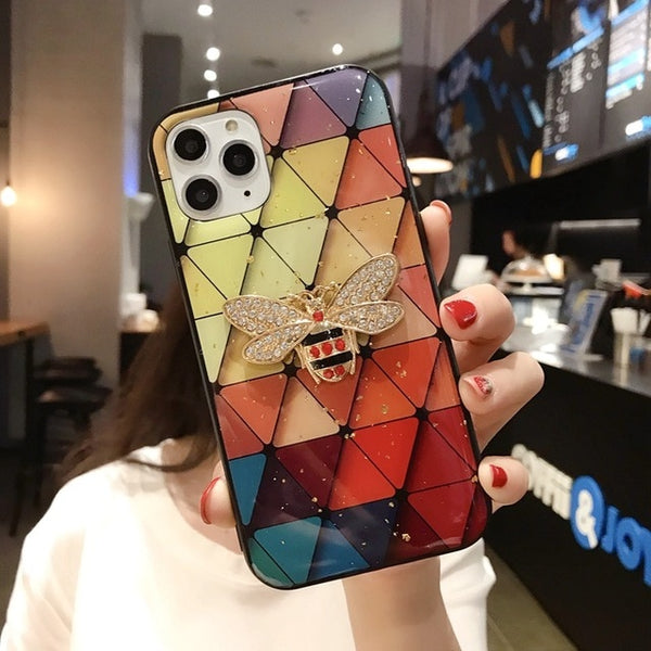 Multi-Color Grid Phone Case For Samsung
