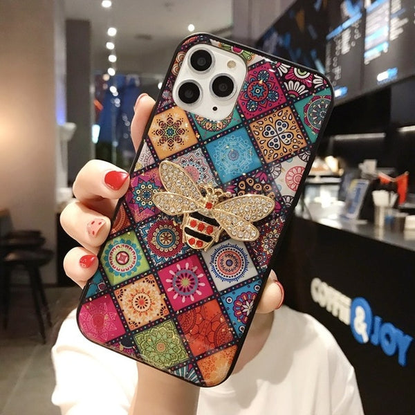 Multi-Color Grid Phone Case For Samsung