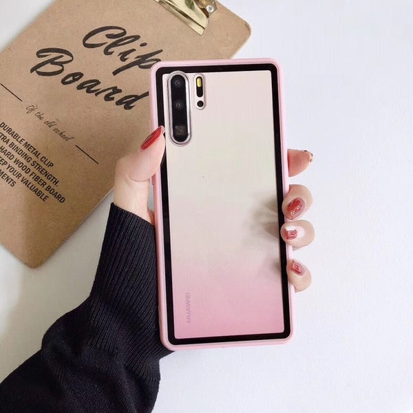 Cute Gradual Candy Color Phone Case For Huawei