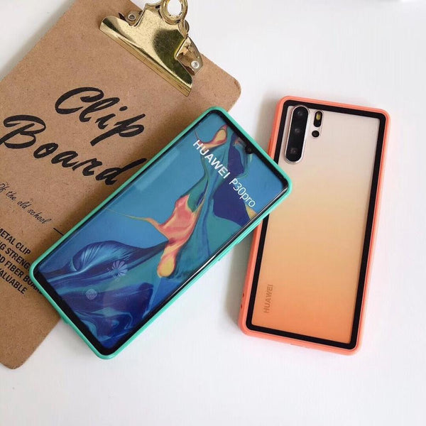 Cute Gradual Candy Color Phone Case For Huawei