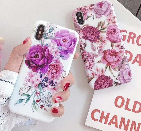 Flower Soft Phone Case For iPhone
