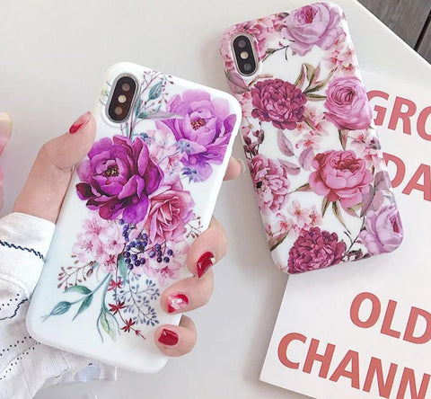 Flower Soft Phone Case For iPhone
