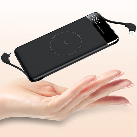 External Battery Fast Wireless Charging Power bank