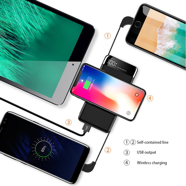 External Battery Fast Wireless Charging Power bank