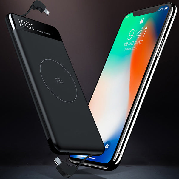 External Battery Fast Wireless Charging Power bank