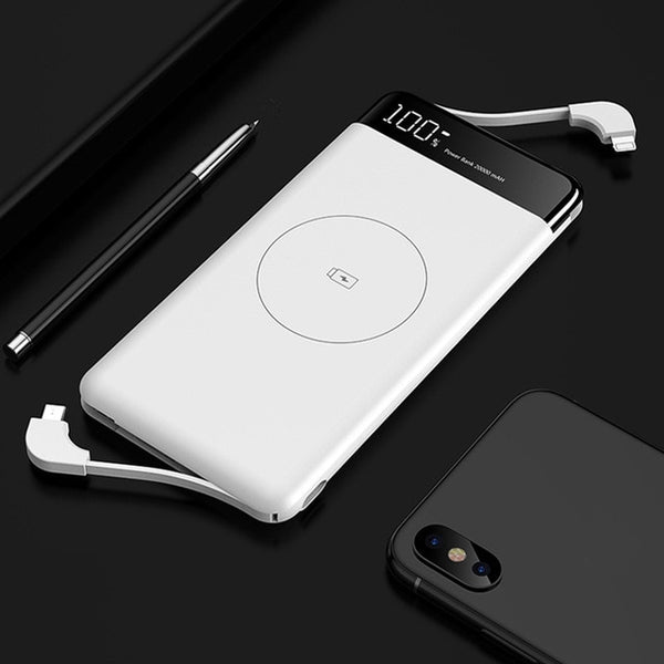 External Battery Fast Wireless Charging Power bank