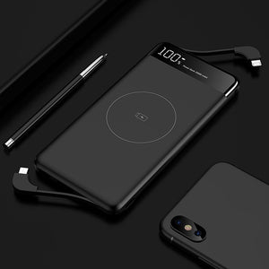 External Battery Fast Wireless Charging Power bank